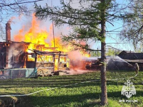 В Тверской области дотла сгорел жилой дом Новости Твери 