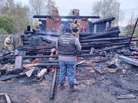 Во время страшного пожара в деревне в Тверской области погибли два человека Новости Твери 